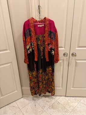 Free People Young Live Kimono, Multicolor